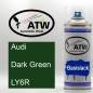 Preview: Audi, Dark Green, LY6R: 400ml Sprühdose, von ATW Autoteile West.